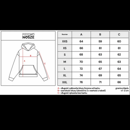 Bluza ODDECH NA KWADRAT UNISEX | PSYCHONOSZE